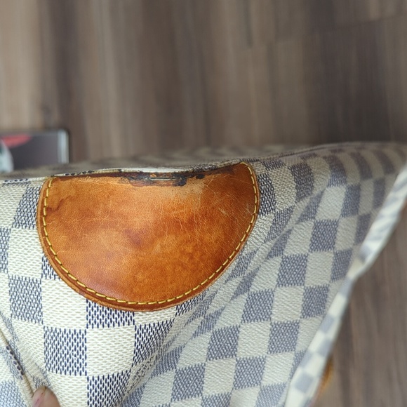 LV Damier Azur Hampstead snap side tote - Picture 8 of 16